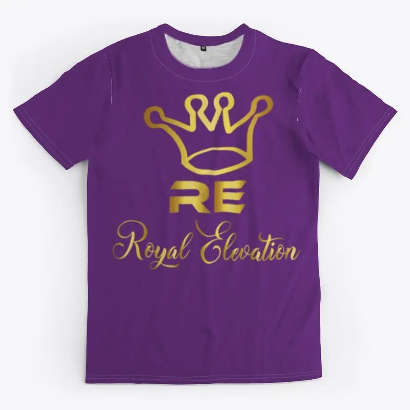 Front And Back All Gold Crown Mens Tee